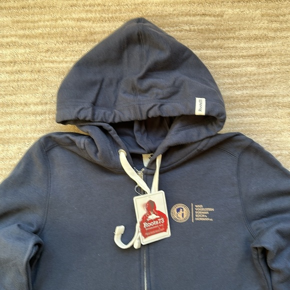 Roots Women's PADDLE-CREEK Roots 73 Full Zip Hoodie Navy Blue Size Small - Picture 7 of 16
